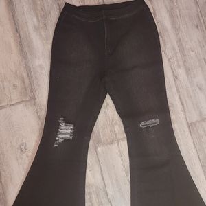 Black stretchy jeans